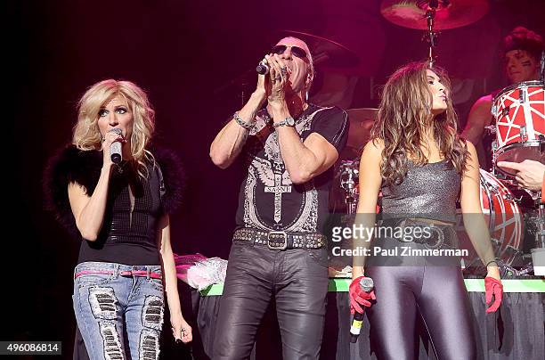 Debbie Gibson, Dee Snider and Jenna O'Gara perform at the "I Want My 80's" Concert at The Theater at Madison Square Garden on November 6, 2015 in New...