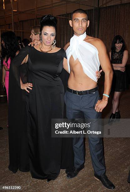 Actress Alice Amter attends "Reel Haute" In Hollywood International Couture Fashion Show held at The Beverly Hilton Hotel on November 6, 2015 in...