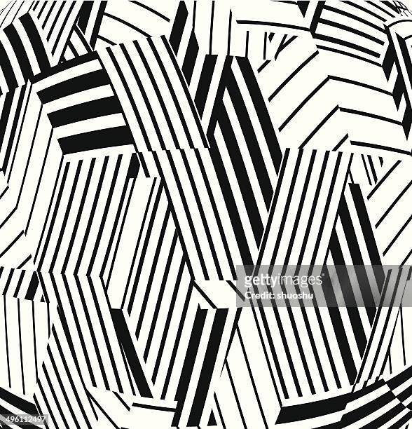 abstract black and white stripe pattern background - easy stock illustrations