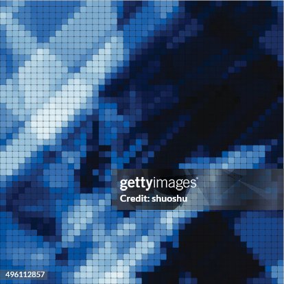 Abstract blue check technology pattern background Abstract blue check technology pattern background