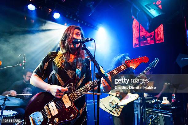 Bethany Cosentino and Bobb Bruno of Best Coast perform on stage at Bitterzoet on November 4, 2015 in Amsterdam, Netherlands.