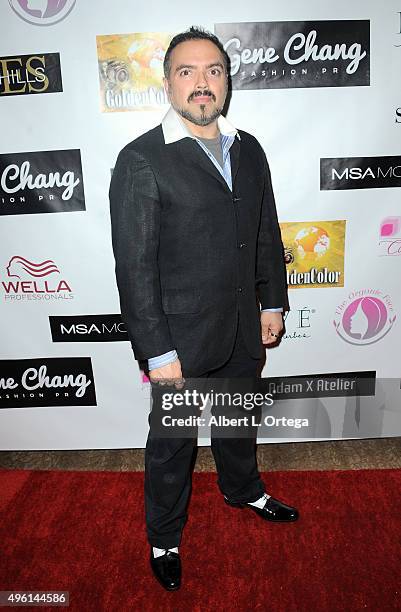 Director Steven Ayromlooi attends "Reel Haute" In Hollywood International Couture Fashion Show held at The Beverly Hilton Hotel on November 6, 2015...