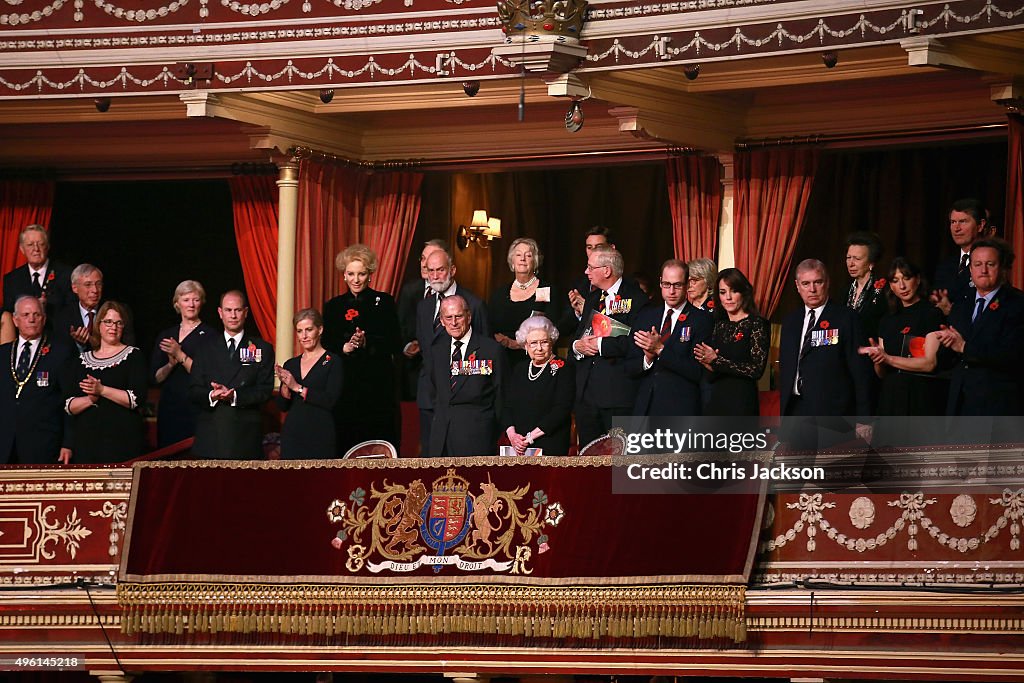 The Royal Family Attend The Annual Festival Of Remembrance