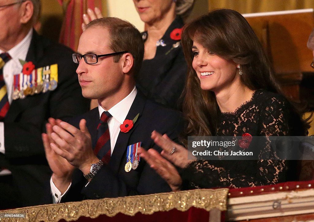 The Royal Family Attend The Annual Festival Of Remembrance