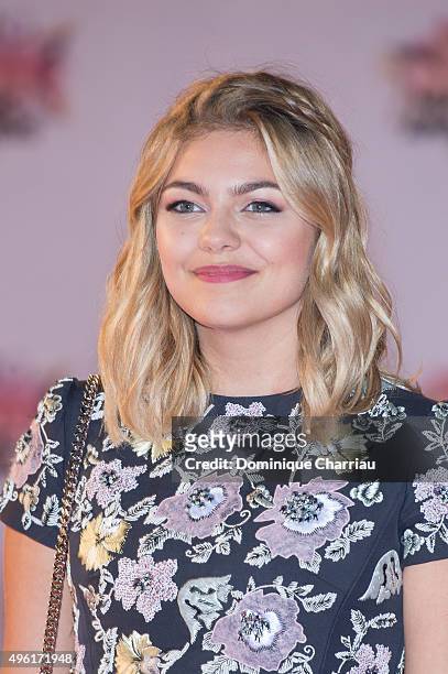 Louane Emera attends the 17th NRJ Music at Palais Des Festivals In Cannes on November 7, 2015 in Cannes, France.