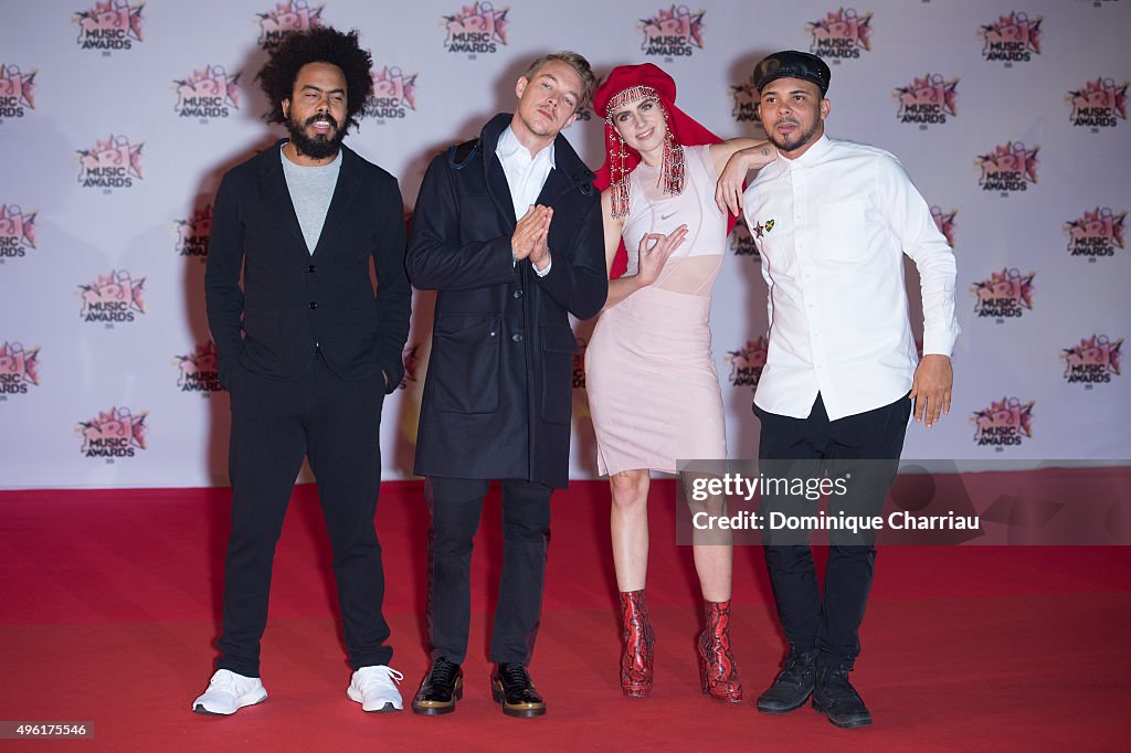 17th NRJ Music Awards - Red Carpet Arrivals At Palais Des Festivals In Cannes