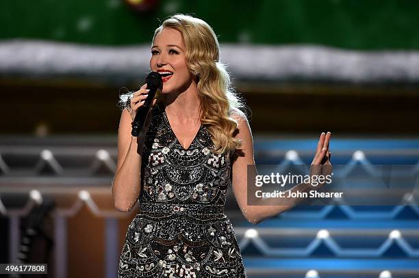 Singer-songwriter Jewel performs during the CMA 2015 Country Christmas on November 7, 2015 in Nashville, Tennessee.