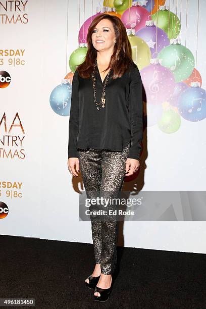 Martina McBride attends the CMA 2015 Country Christmas on November 7, 2015 in Nashville, Tennessee.