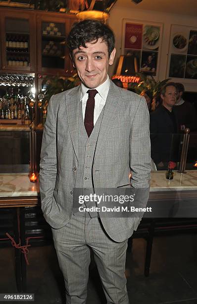 John Dagleish attends the press night after party for "The Winter's Tale" by the Kenneth Branagh Theatre Company at The National Cafe on November 7,...