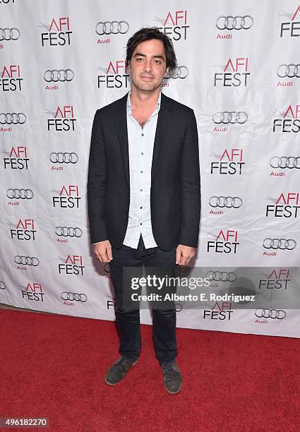 Producer Charles Gillibert attends the photo call for Cohen Media Group's "Mustang" during AFI FEST 2015 Presented By Audi at TCL Chinese 6 Theatres...