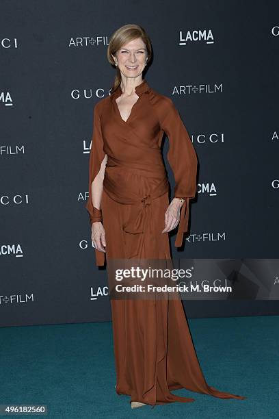 Dawn Hudson attends LACMA 2015 Art+Film Gala Honoring James Turrell and Alejandro G Iñárritu, Presented by Gucci at LACMA on November 7, 2015 in Los...