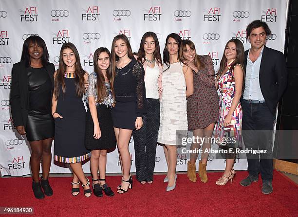 Director Jacqueline Lyanga, actresses Doga Zeynep Doguslu, Gunes Nezihe Sensoy, Ilayda Akdogan, Tugba Sunguroglu, director Deniz Erguven, writer...