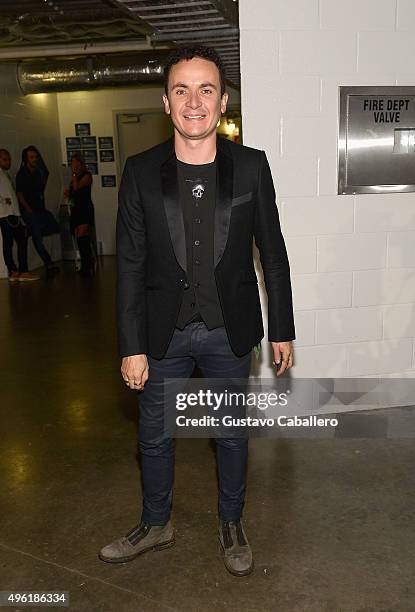 Fonseca attends iHeartRadio Fiesta Latina presented by Sprint at American Airlines Arena on November 7, 2015 in Miami, Florida.