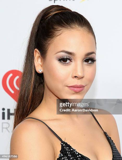 Actress Danna Paola attends iHeartRadio Fiesta Latina presented by Sprint at American Airlines Arena on November 7, 2015 in Miami, Florida.