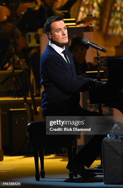 Musician Michael W. Smith performs during the CMA 2015 Country Christmas on November 7, 2015 in Nashville, Tennessee.