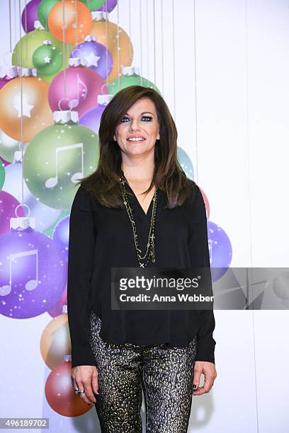 Country Music Singer Martina McBride attends the CMA 2015 Country Christmas Press room CMA 2015 Country Christmas on November 7, 2015 in Nashville,...