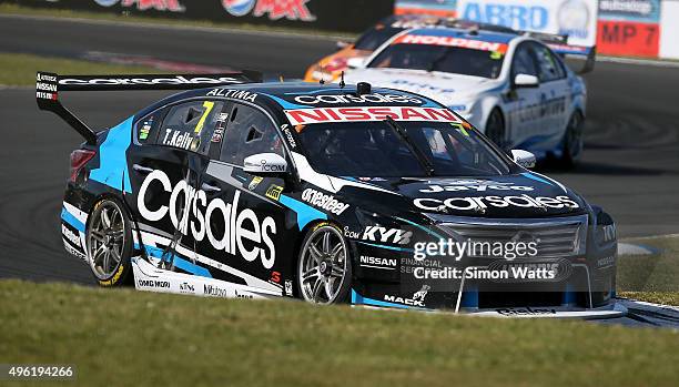 Todd Kelly during Race 30 of V8 Supercars at Pukekohe Stadium on November 8, 2015 in Auckland, New Zealand.