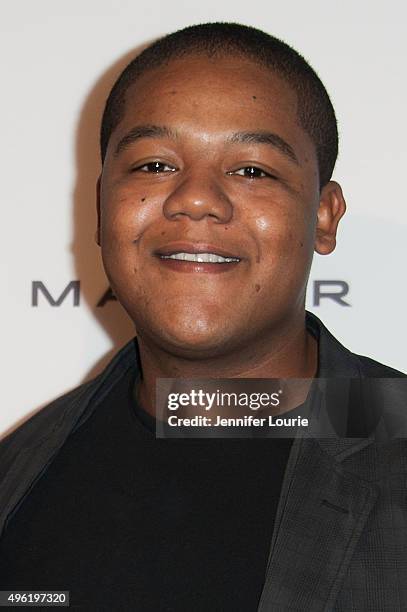 Kyle Massey arrives at the The Children Matter NGO 1st Annual Gala on November 7, 2015 in Beverly Hills, California.