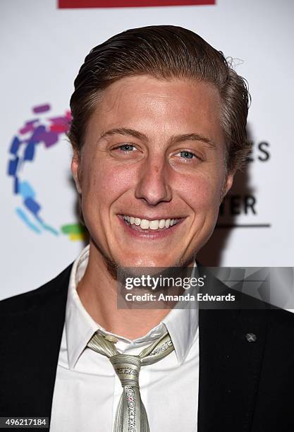 Actor Scott Turner Schofield arrives at the 46th Anniversary Gala Vanguard Awards at the Hyatt Regency Century Plaza on November 7, 2015 in Los...