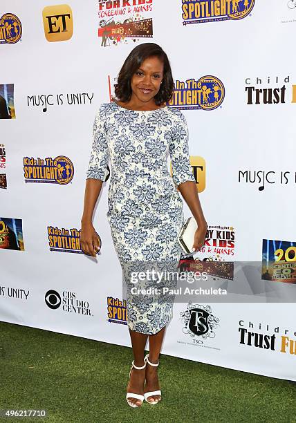 Actress Nadine Ellis attends the Kids In The Spotlight's Movies By Kids, For Kids Film Awards at Fox Studios on November 7, 2015 in Los Angeles,...