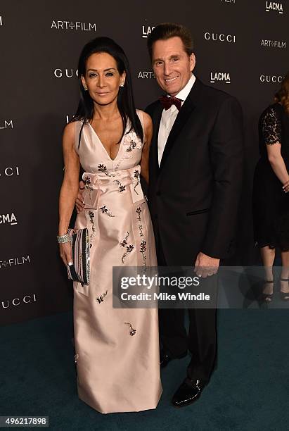 Goldston and Mark Goldston attend LACMA 2015 Art+Film Gala Honoring James Turrell and Alejandro G Iñárritu, Presented by Gucci at LACMA on November...