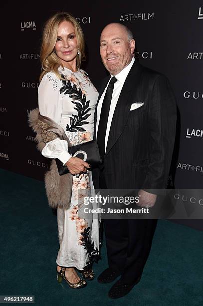 Kitzia Goodman and Richard Goodman attend LACMA 2015 Art+Film Gala Honoring James Turrell and Alejandro G Iñárritu, Presented by Gucci at LACMA on...