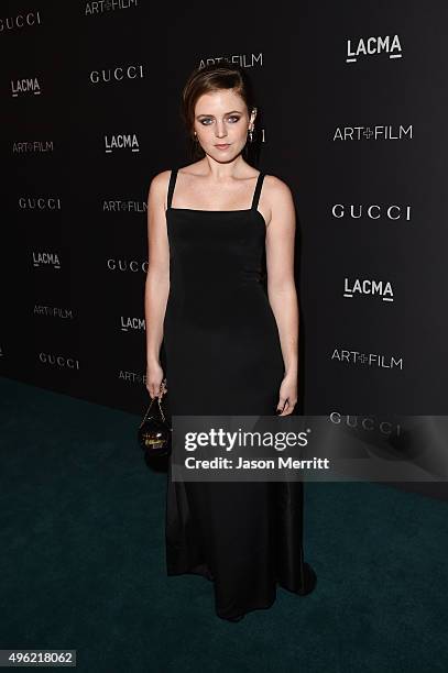 Lorraine Nicholson attends LACMA 2015 Art+Film Gala Honoring James Turrell and Alejandro G Iñárritu, Presented by Gucci at LACMA on November 7, 2015...