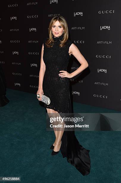 Actress Carly Steel attends LACMA 2015 Art+Film Gala Honoring James Turrell and Alejandro G Iñárritu, Presented by Gucci at LACMA on November 7, 2015...