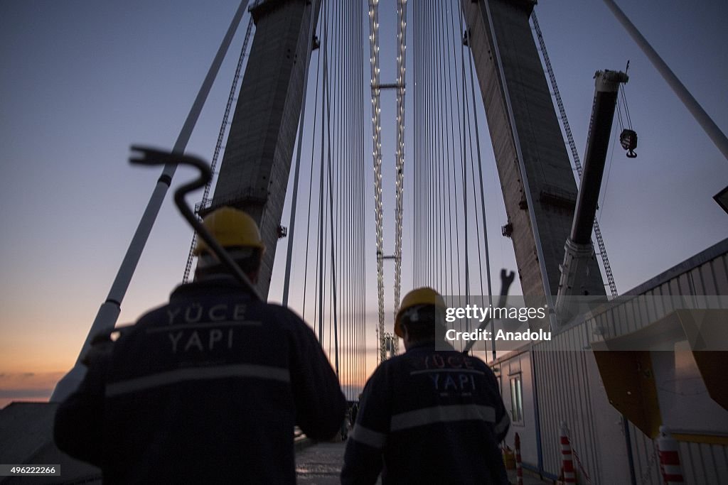 Yavuz Sultan Selim bridge in Istanbul