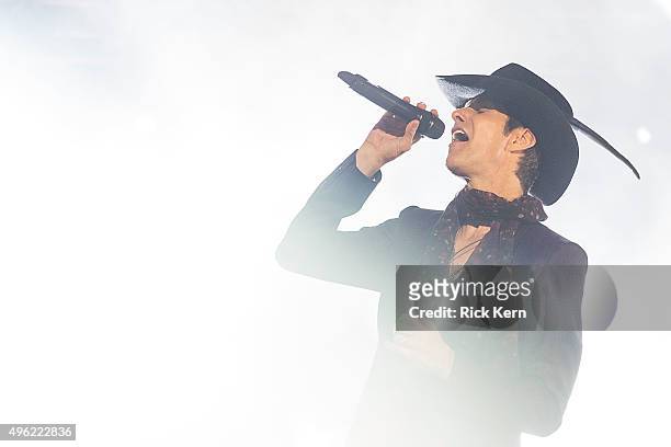 Singer-songwriter Perry Farrell of Jane's Addiction performs onstage during Day 2 of Fun Fun Fun Fest at Auditorium Shores on November 7, 2015 in...