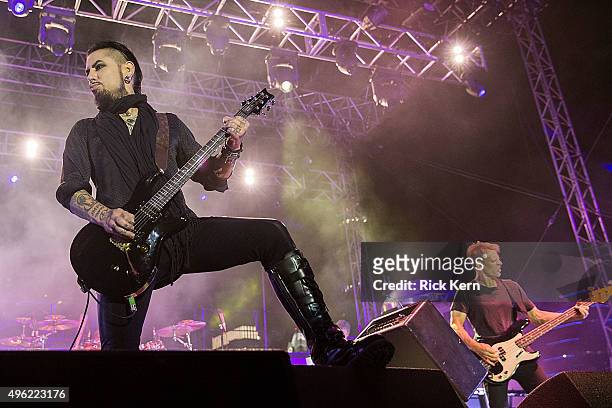 Musicians Dave Navarro and Chris Chaney of Jane's Addiction perform onstage during Day 2 of Fun Fun Fun Fest at Auditorium Shores on November 7, 2015...