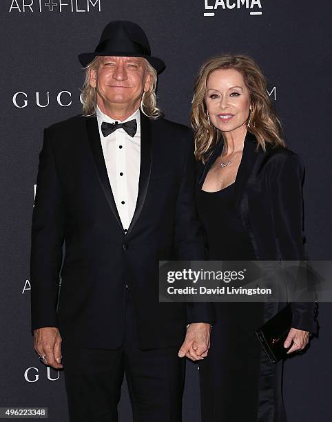 Musician Joe Walsh and wife Marjorie Bach attend the LACMA Art + Film Gala honoring Alejandro G. I�ñárritu and James Turrell and presented by Gucci at...