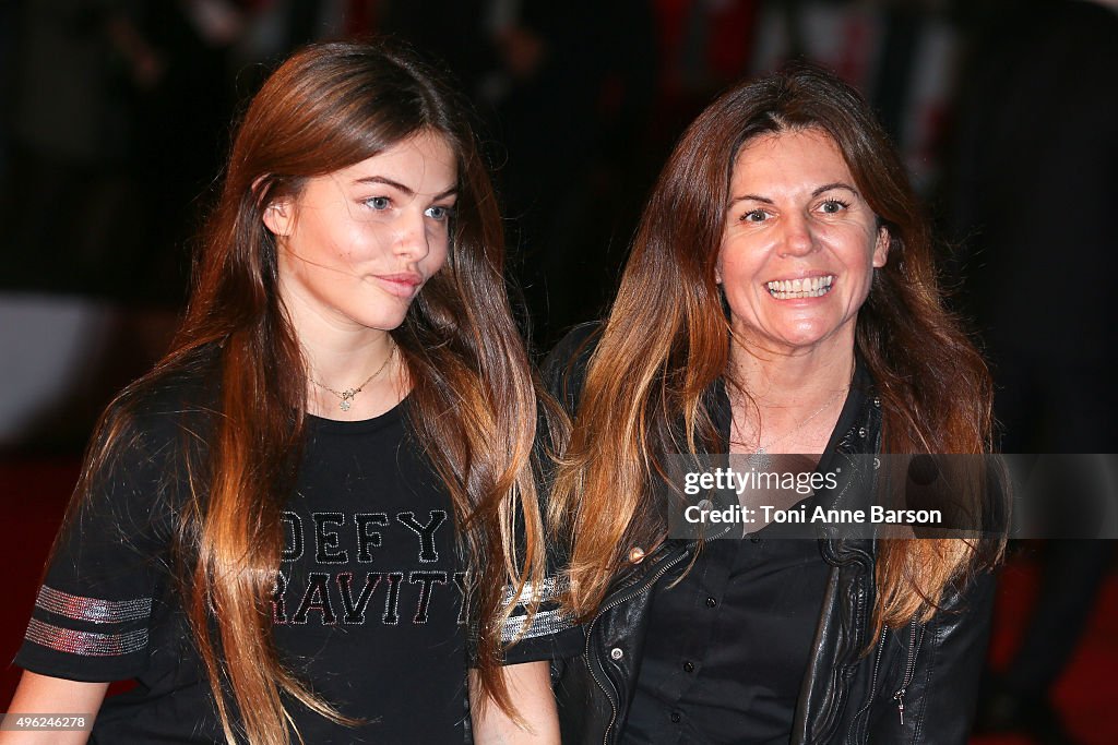 Thylane Blondeau and Veronika Loubry attend the17th NRJ Music Awards