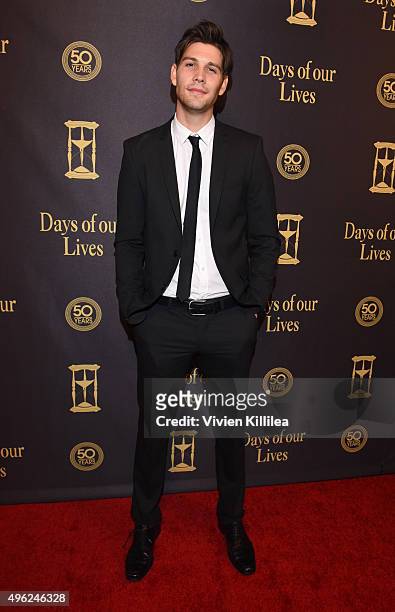 Actor Casey Deidrick attends the Days Of Our Lives' 50th Anniversary Celebration at Hollywood Palladium on November 7, 2015 in Los Angeles,...