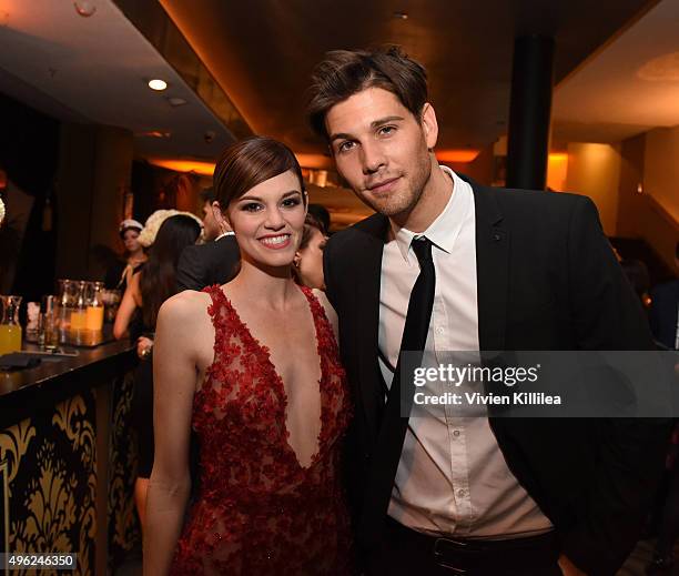 Actors Rachel Melvin and Casey Deidrick attend the Days Of Our Lives' 50th Anniversary Celebration at Hollywood Palladium on November 7, 2015 in Los...