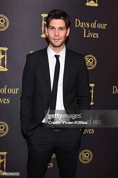 Actor Casey Deidrick attends the Days Of Our Lives' 50th Anniversary Celebration at Hollywood Palladium on November 7, 2015 in Los Angeles,...