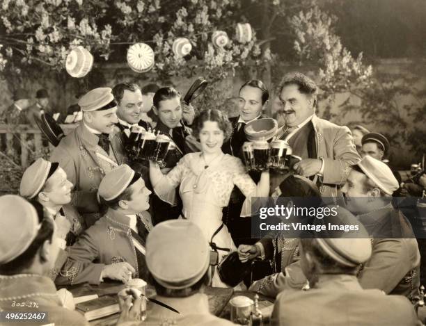 Canadian actress Norma Shearer and others in a scene from 'The Student Prince in Old Heidelberg' , 1927.