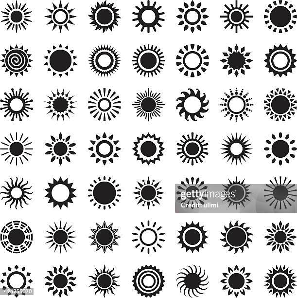 sun - sonne stock-grafiken, -clipart, -cartoons und -symbole