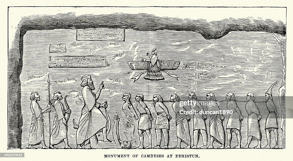 Behistun Inscription, describing conquests of Darius the Great