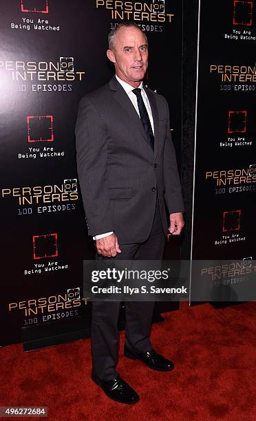 Actor Robert John Burke attends "Person Of Interest" 100th Episode Celebration at 230 Fifth Avenue on November 7, 2015 in New York City.