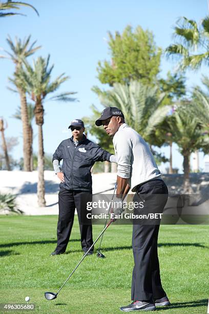 Flex Alexander attends the Sould Train Weekend Charity Golf Classic on November 7, 2015 in Las Vegas, Nevada.