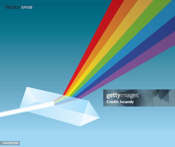 prism - refraction stock illustrations