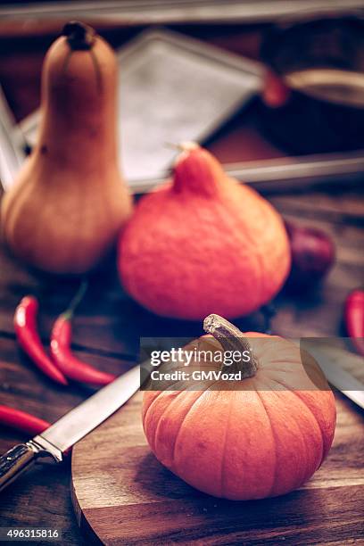 frsesh autumn pumpkins - hokaido pumpkin stock pictures, royalty-free photos & images