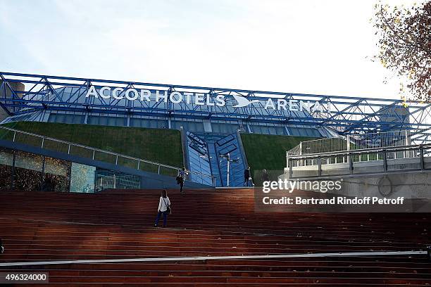 Atmosphere at the BNP Paribas Tennis Master 1000 2015 on November 8, 2015 in Paris, France.