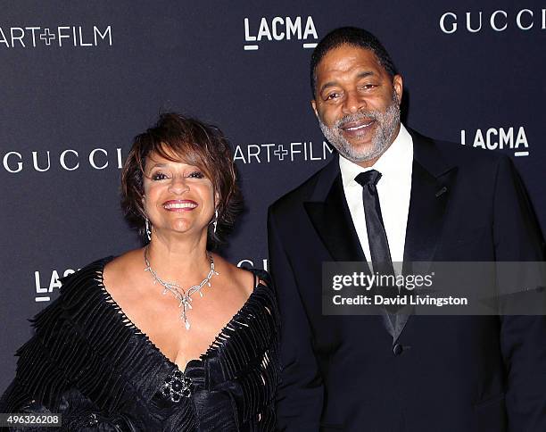 Actress Debbie Allen and husband Norm Nixon attend the LACMA Art + Film Gala honoring Alejandro G. Iñárritu and James Turrell and presented by Gucci...