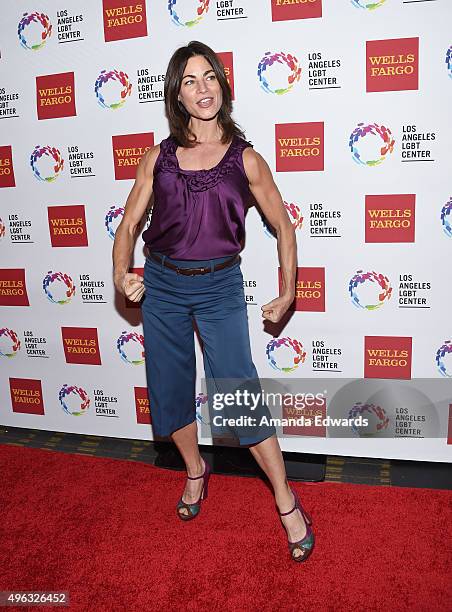 Actress Traci Dinwiddie arrives at the 46th Anniversary Gala Vanguard Awards at the Hyatt Regency Century Plaza on November 7, 2015 in Los Angeles,...