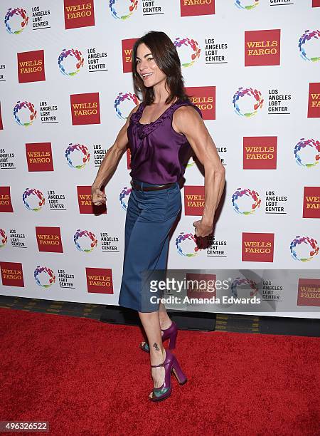 Actress Traci Dinwiddie arrives at the 46th Anniversary Gala Vanguard Awards at the Hyatt Regency Century Plaza on November 7, 2015 in Los Angeles,...