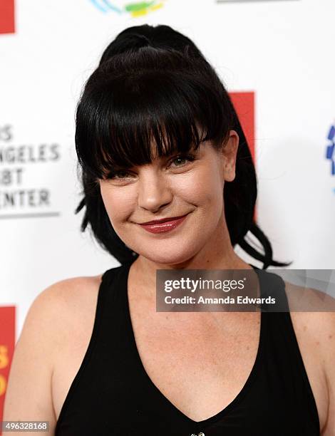 Actress Pauley Perrette arrives at the 46th Anniversary Gala Vanguard Awards at the Hyatt Regency Century Plaza on November 7, 2015 in Los Angeles,...