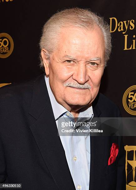 Actor John Aniston attends the Days Of Our Lives' 50th Anniversary Celebration at Hollywood Palladium on November 7, 2015 in Los Angeles, California.