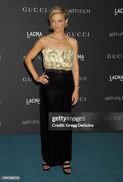 Director Lucy Walker arrives at the LACMA 2015 Art+Film Gala Honoring James Turrell And Alejandro G Inarritu, Presented By Gucci at LACMA on November...